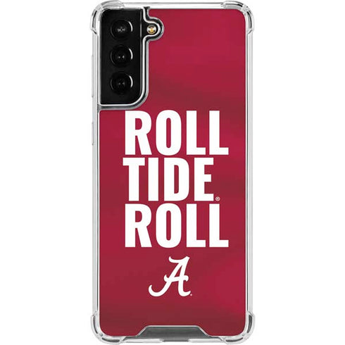 University of Alabama Roll Tide Roll Galaxy S21 FE Clear Case